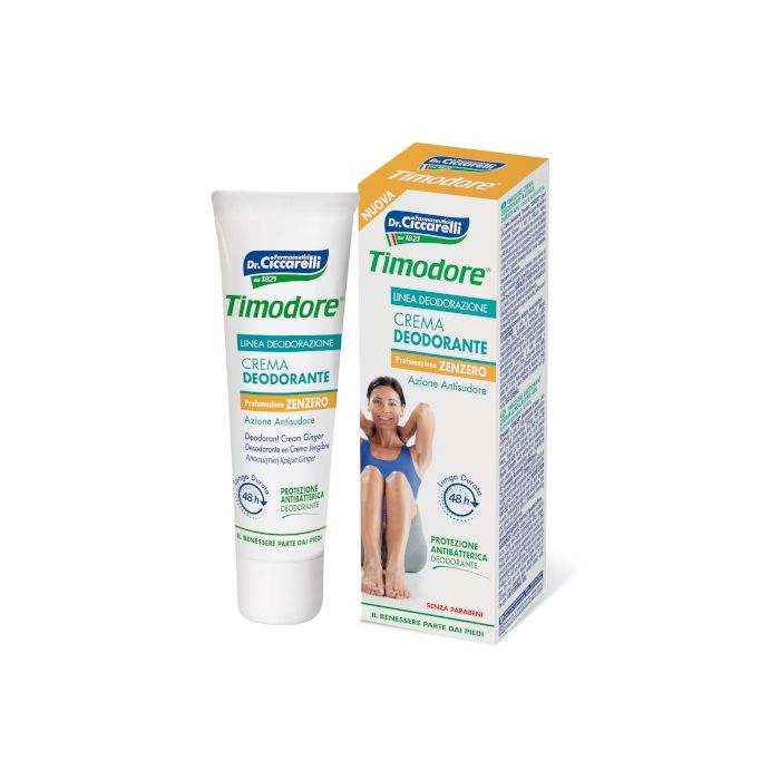 Timodore Cream Deodorant Ginger 48 Hours