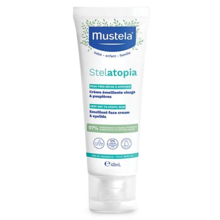 Mustela Stelatopia Face Emollient Cream 40Ml