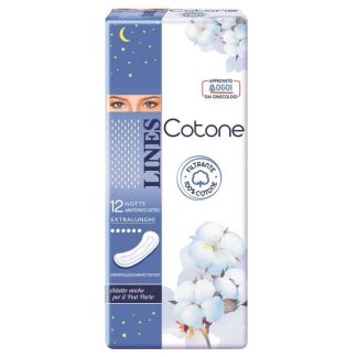 Cotton Lines Non Ultra Night Laid 12Pz