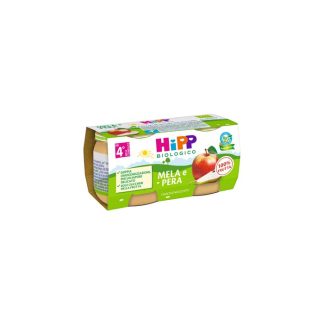 Hipp Omog Mela/Pera 2X80G
