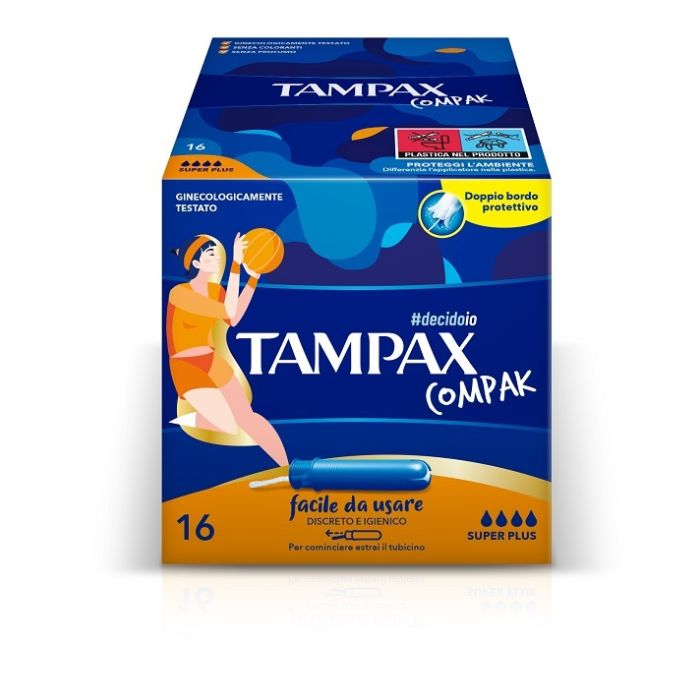 Tampax Compak Internal Pad Super Plus 16Pz