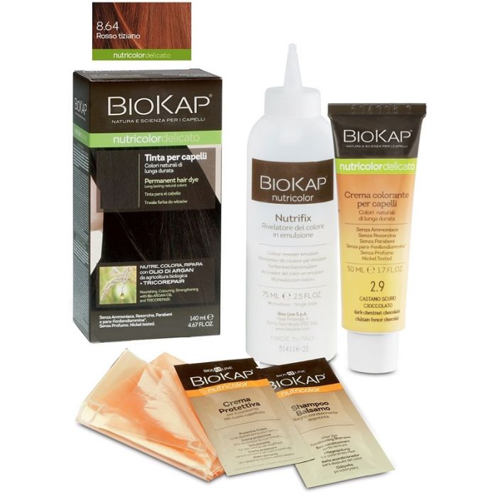 Biokap Nutricolor Delicato 8.64 Tiziano Red Tint