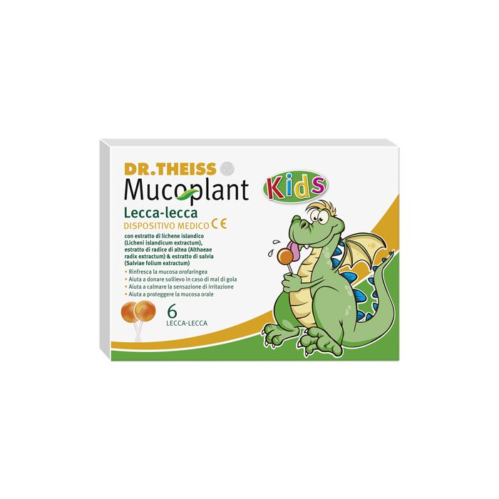 Theiss Mucoplant Lollipop Throat 6 Pcs