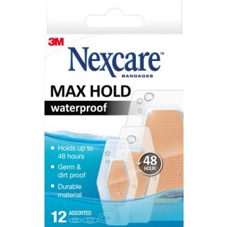 Cerotto Nexcare Bambini Maxhold Waterproof 12Pz