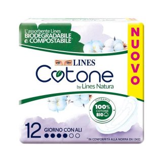 Bio Cotton Lines Ultra Wings 12Pz