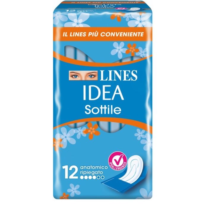 Thin Folded Anatomical Idea Lines 12Pz