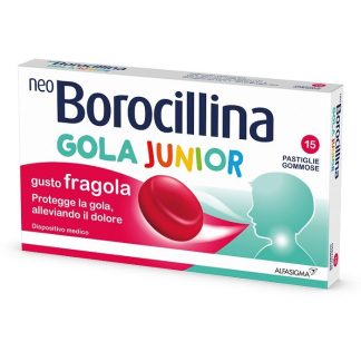 NeoborocillinaGola Junior 15 TabletsStrawberry Flavor