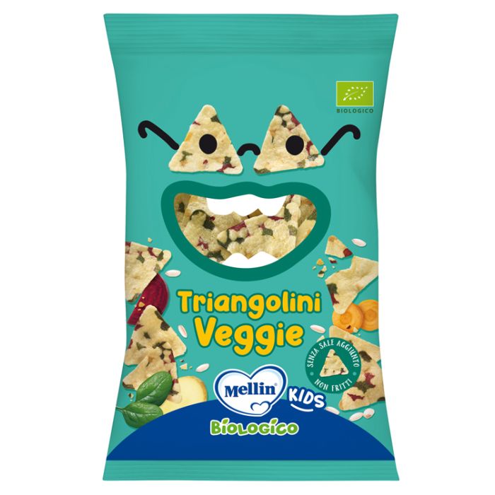 Mellin Snack Bio Triangolini Veggie 30G