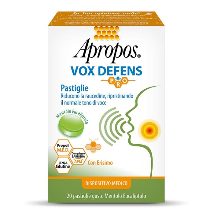 Apropos Vox Defens Pro Menthol Eucalyptus 20 Lozenges