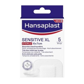 Hansaplast Sensitive XL Bandage 5Pz