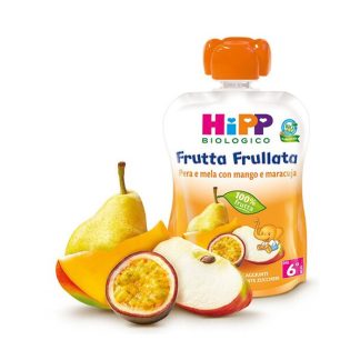 Hipp Bio Fruit Puree Pear/Apple with Mango and Passion Fruit