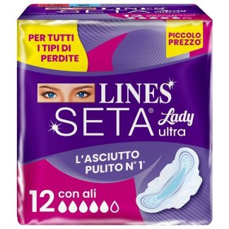 Lines Seta Ultra Assorbenti Lady Ali Dwct 12Pz
