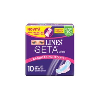 Lines Seta Ultra Assorbenti Ali Dwct 10Pz