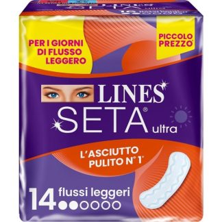 Lines Seta Ultra Assorbenti Leggero Dwct 14Pz