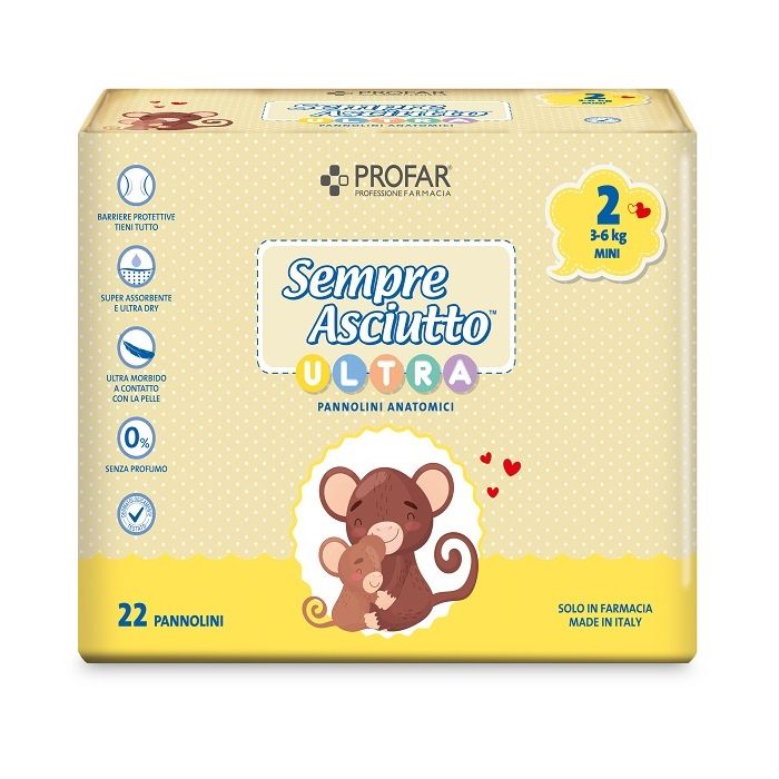 Profar Diaper Ult/Min3/6 22Pz