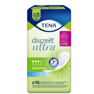 Pannolone Sagomato Tena Discreet Ultra Normal 16Pz