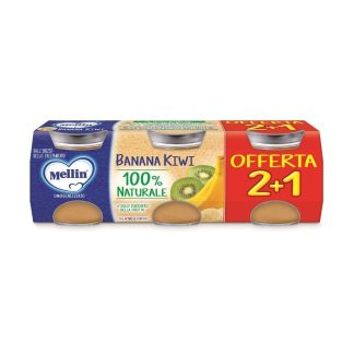 Mellin Baby Food Banana Kiwi 3 Pieces of 100G