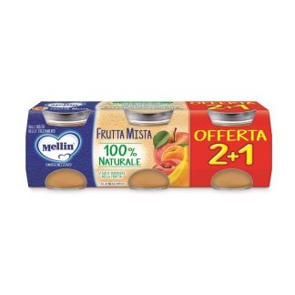 Mellin Baby Food Mixed Fruit 3 Pieces of 100G