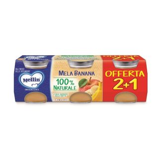 Mellin Baby Food Apple Banana 3Pcs Of 100G