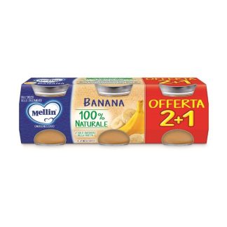 Mellin Baby Food Pureed Banana 3 Pieces of 100G