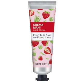 Bioearth Strawberry & Aloe Hand Cream 30Ml