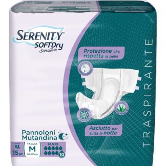 Serenity Mut Diaper Max M 15Pz
