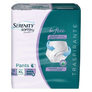 Serenity Pants Sd Sensitive Be Free Maxi XL 10 Pieces