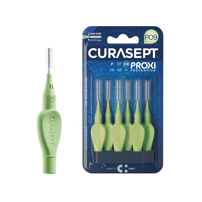 Curasept Proxi P09 Light Green Scovolino 6Pcs