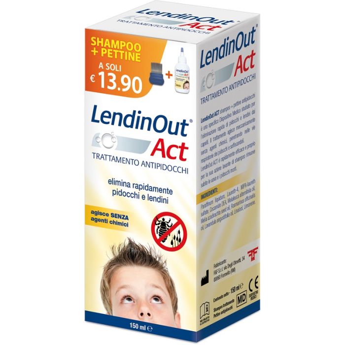 Lendinout Act Anti-Head Lice 150Ml