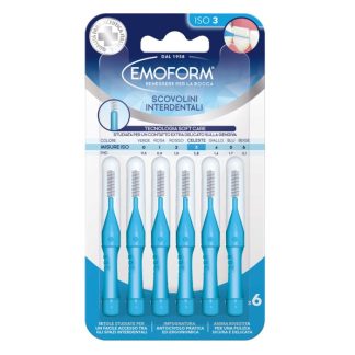 Emoform Interdental Brush ISO 3 Celeste