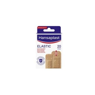Hansaplast Elastic/Fabric 20 Strips Assorted