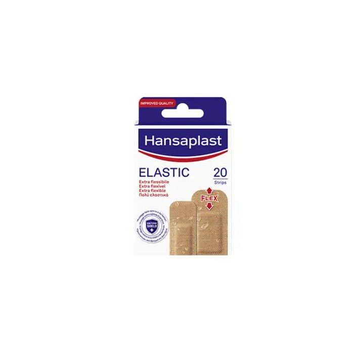 Hansaplast Elastic/Fabric 20 Strips Assorted