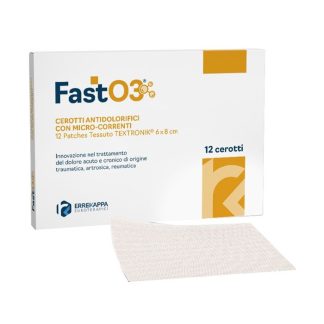 FastO3 Pain Relief Patches 6X8Cm 12Pz