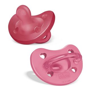 Chicco Gommotto Silicone Rosa 16-36 Mesi 2Pz