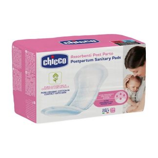 Chicco Assorbenti Postparto Bio Cotone 10Pz