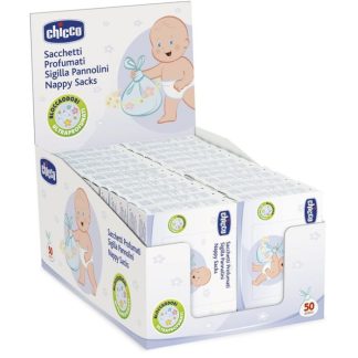 Chicco Sacchetti Profumati Pannolini 50Pz