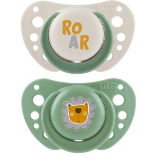 Chicco Succhietti Air Verde Silicone 2-6 Mesi 2Pz