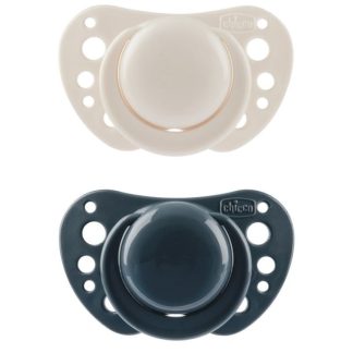 Chicco Succhietti Air Blu Silicone 6-16 Mesi 2Pz