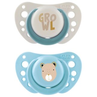 Chicco Succhietti Air Azzurro Silicone 2-6 Mesi 2P