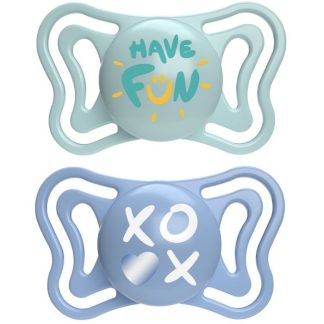 Chicco Succhietto Light Azzurro Silicone 6-16M 2Pz