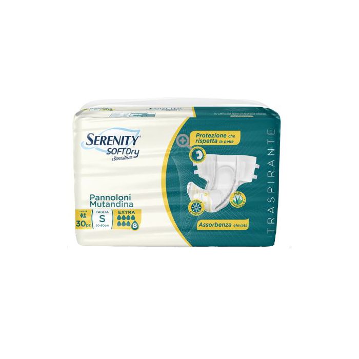 Serenity Diaper Underwear Ex S 30Pz