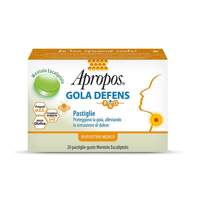 AproposGola Defens Pro 20 Lozenges Menthol Eucalyptus