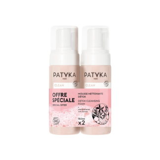 Patyka Duo Mousses Detox Clean 2 Fl Da 150Ml