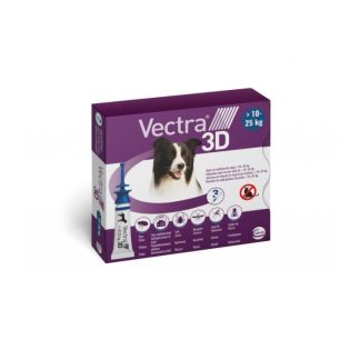 Vectra 3D 3Pip 3.6Ml Dogs 10-25Kg Blue