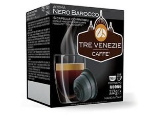 Tre Venezie - 16 капсул Nero Barocco, совместимых с Dolce Gusto, - 112 г