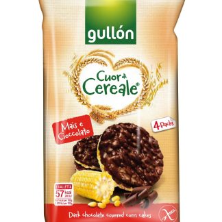 Gullon - Безглютеновые кукурузные крекеры с темным шоколадом