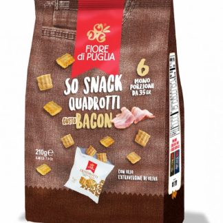 Fiore di Puglia - Мультиупаковка квадратов с беконом – 210 г