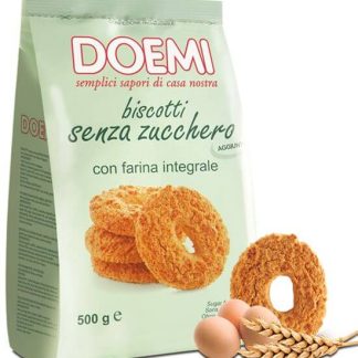 Doemi - Цельнозерновое печенье без сахара - 500 г