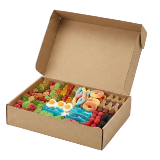 Персонализированная коробка жевательных конфет - 1 кг