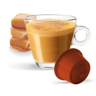 Кофе Gimoka Caramel Coffee - 16 капсул, совместимых с Dolce Gusto.